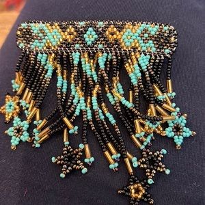 Hand beaded lovely barette